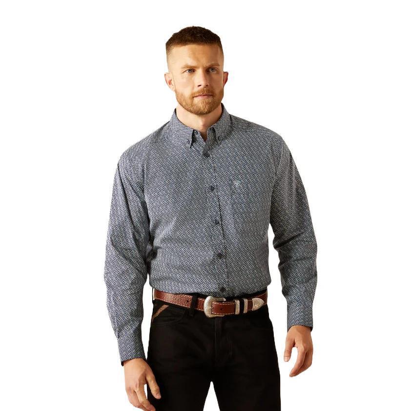 Ariat Men’s Colson Navy Classic Fit Button Down Shirt | 10058765