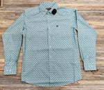 MEN’S ARIAT CANYON LONG SLEEVE MINT SHIRT |10054673