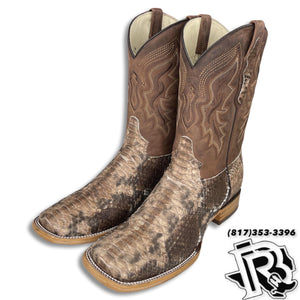 BOTAS 100 AÑOS PYTHON GARMENT CHOCO VANDA (043522)