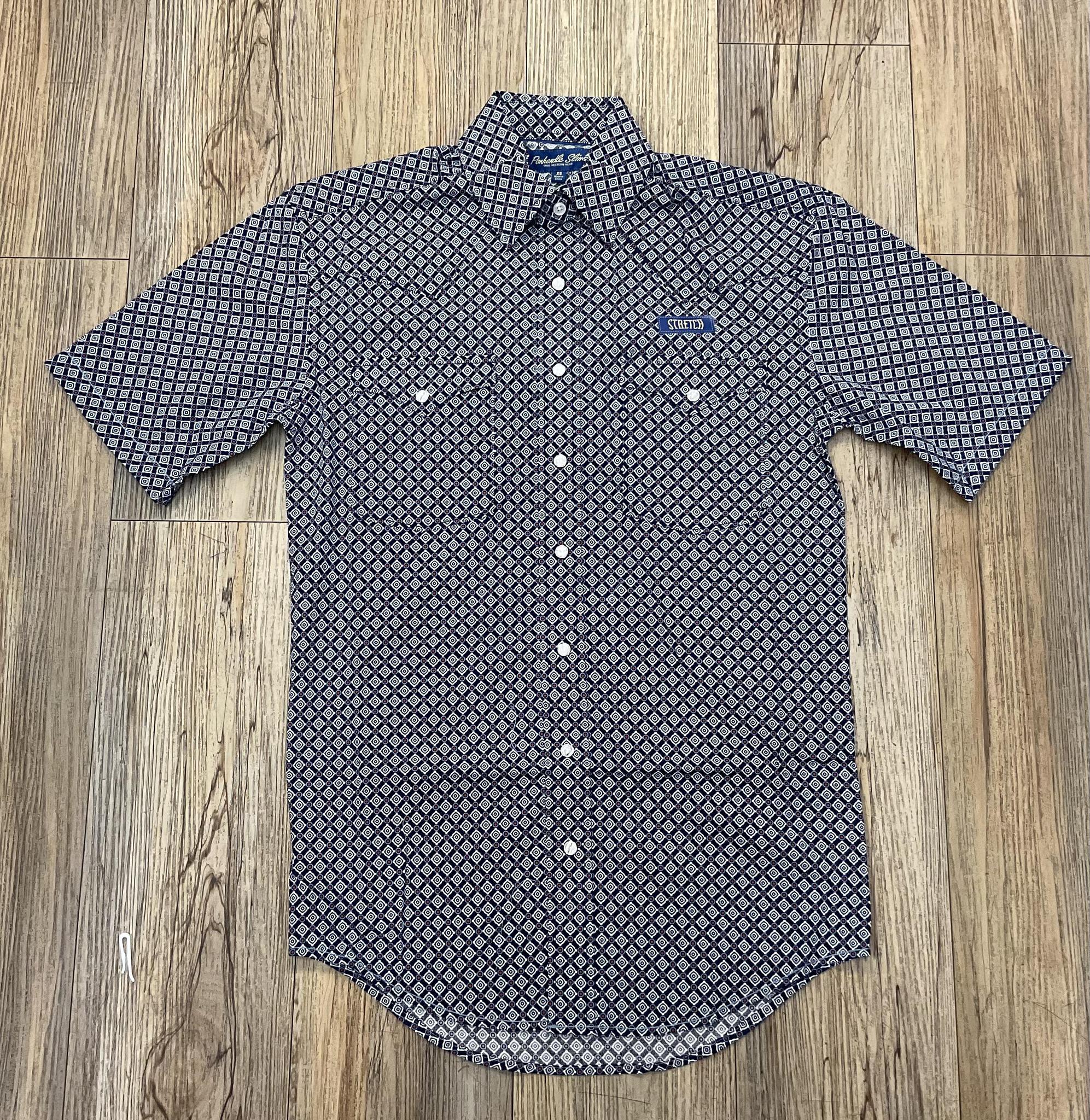 ‘’GEO’’ MEN’S PANHANDLE NAVY SHORT SLEEE SHIRT |RMN3S06545