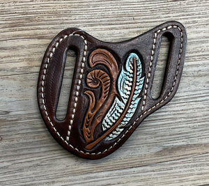 ‘’FRANKY’’ KNIFE SHEATH FEATHER