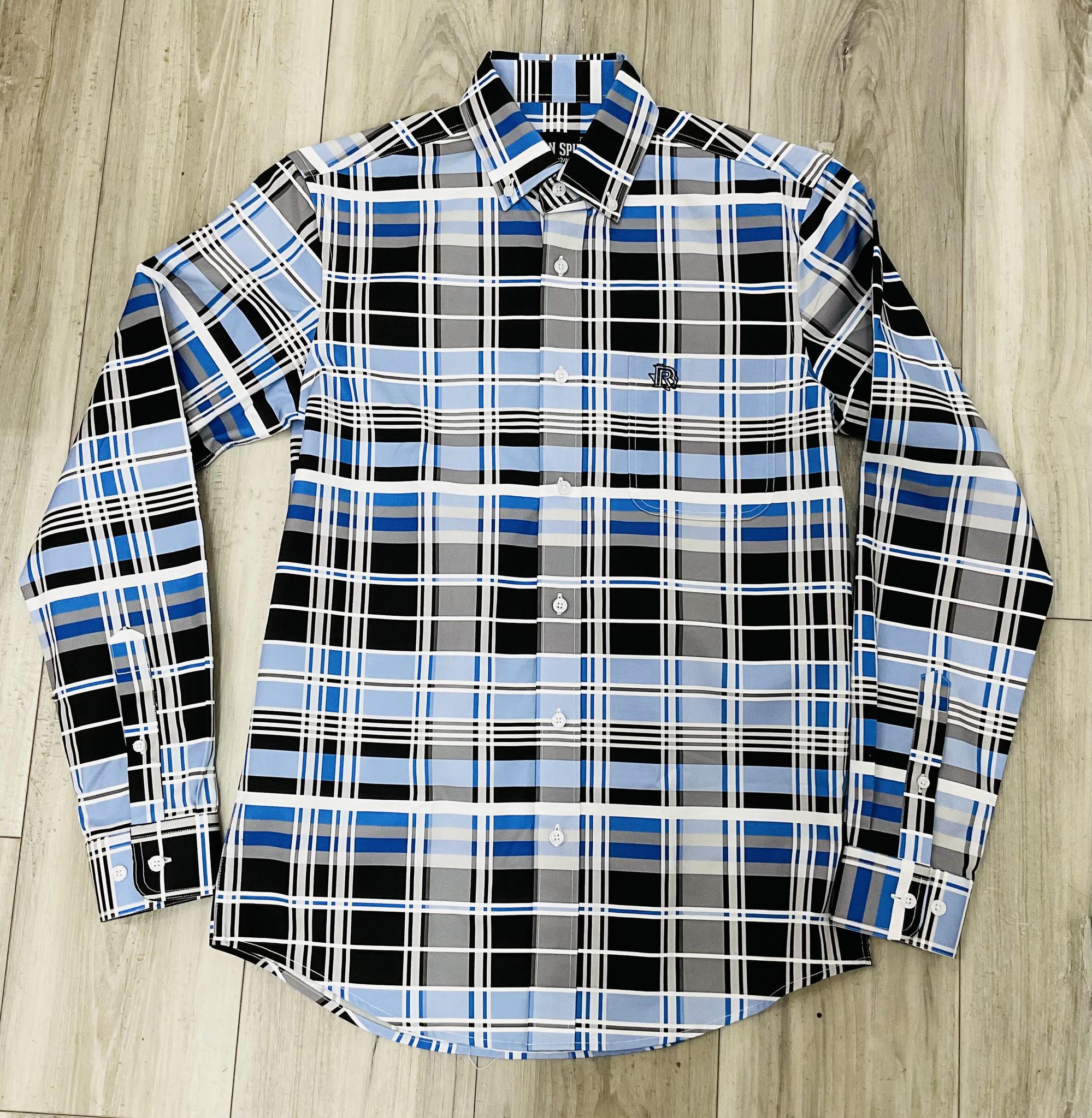 ‘’ RIO BRAVO ’’ MEN’S  WESTERN LONG SLEEVE IRON SPUR SHIRT