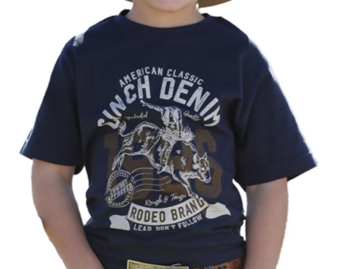 CINCH BOYS TODDLER NAVY TEE |MTT7671104