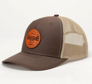 MEN’S CINCH COWBOY COUNTRY BROWN CAP |MCC0800012