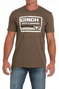 Cinch Men’s cattle company brown t-shirt | MTT1690675