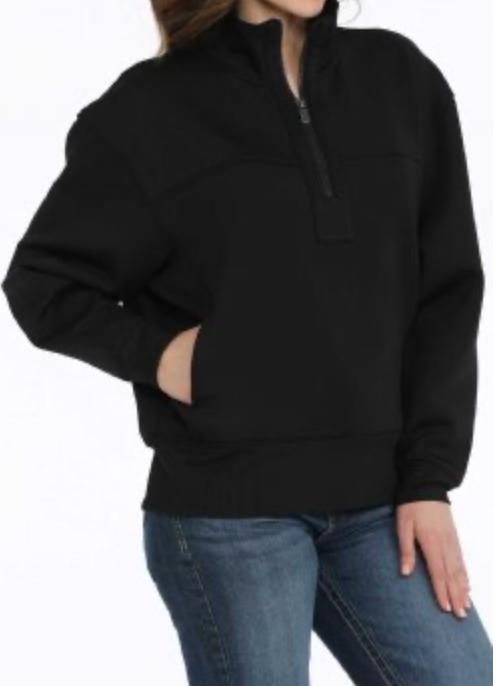 WOMENS CINCH BLACK PULLOVER | MAK7907001