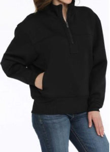 WOMENS CINCH BLACK PULLOVER | MAK7907001