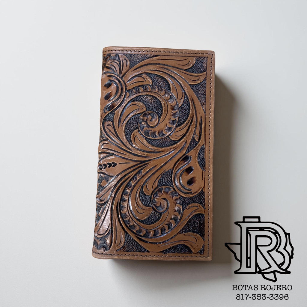 " TOMI " | IRON SPUR ™️ MEN WALLET WESTERN TOOLED LEATHER