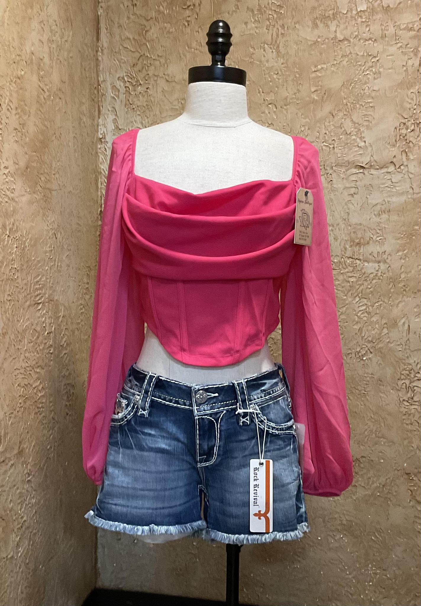 SARA PINK TOP