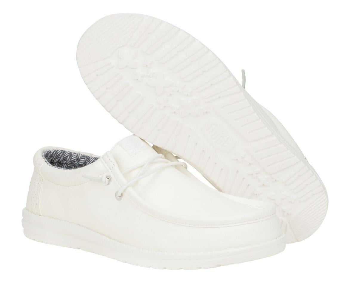 MEN’S WALLY CLASSIC WHITE/WHITE HEY DUDES |41894-143