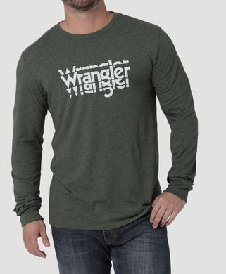 Wrangler Mens Long Sleeve Graphic T-Shirt - 112336245