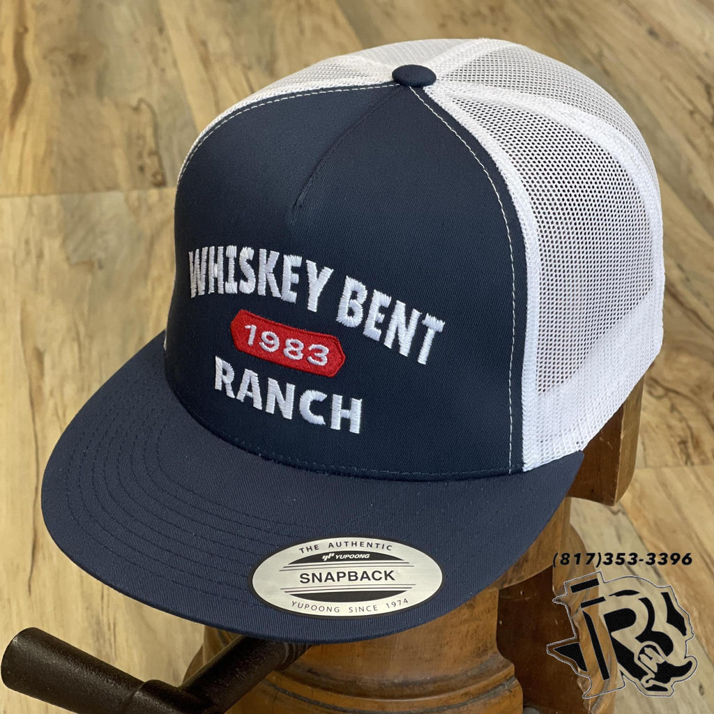 WHISKEY BENT HAT CO | 1983 RANCH NAVY/WHITE