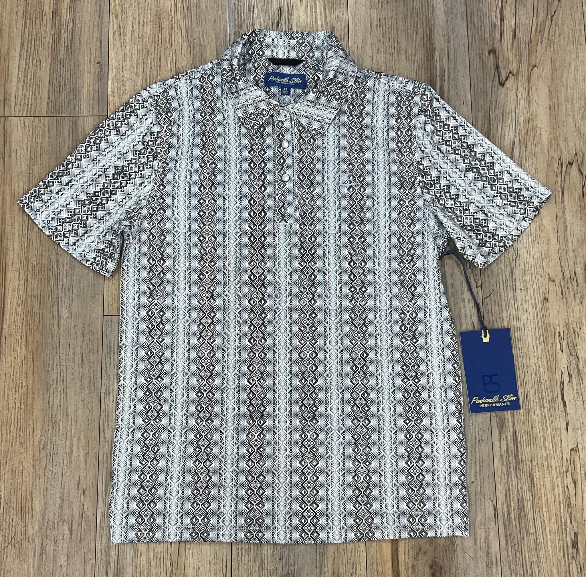 MEN’S PANHANDLE SLIM DARK GREY  POLO | TM51T05710