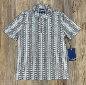 MEN’S PANHANDLE SLIM DARK GREY  POLO | TM51T05710