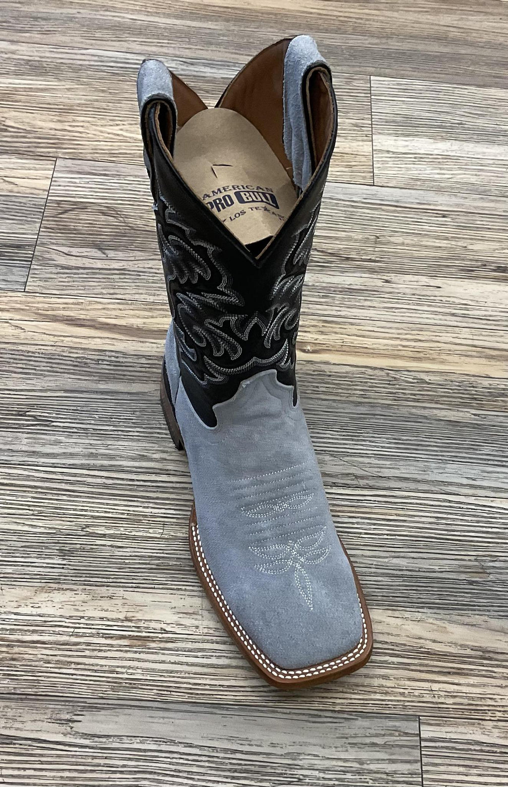 ‘’ADAN’’ MENS ROUGH OUT GREY BOOTS