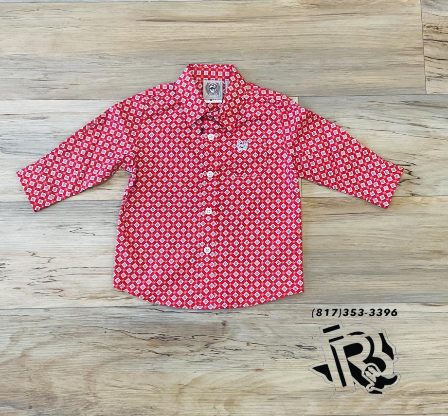 Boys toddler  red cinch shirt | MTW7061313