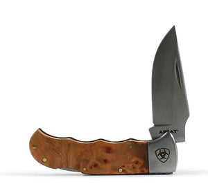 Ariat 3" Smooth Brown Knife  | A710011002