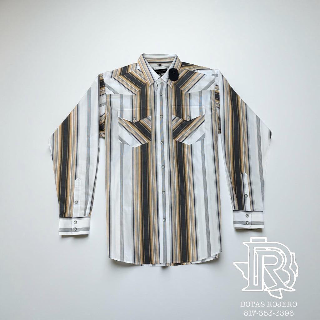 Ariat Pro “Evan” Western Snap Shirt – Black Stripe (10051272)