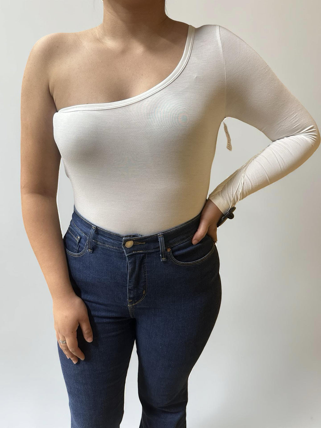 White Fringe Bodysuit