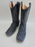 “ Felix “ | ORIGINAL MEN FISH BOOT MATTE BLACK SQUARE TOE WESTERN BOOTS