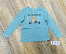 Load image into Gallery viewer, Cruel Girl Toddler Turquoise Darling Long Sleeve Tee | CTK8860001