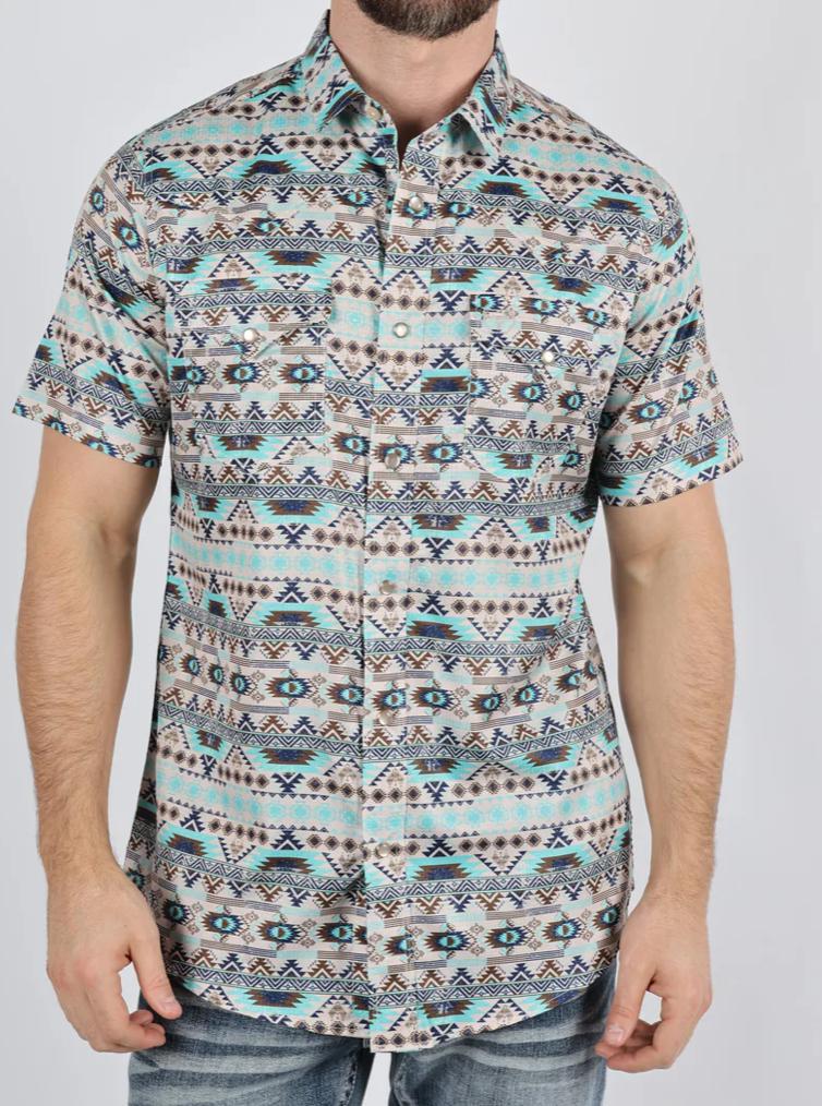 ‘‘PAUL’’  MENS PERFORMANCE BEIGE SHIRT