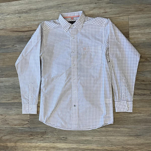 MENS ARIAT PRO SERIES  TRISTIN LONG SLEEVE WHITE SHIRT |10048360