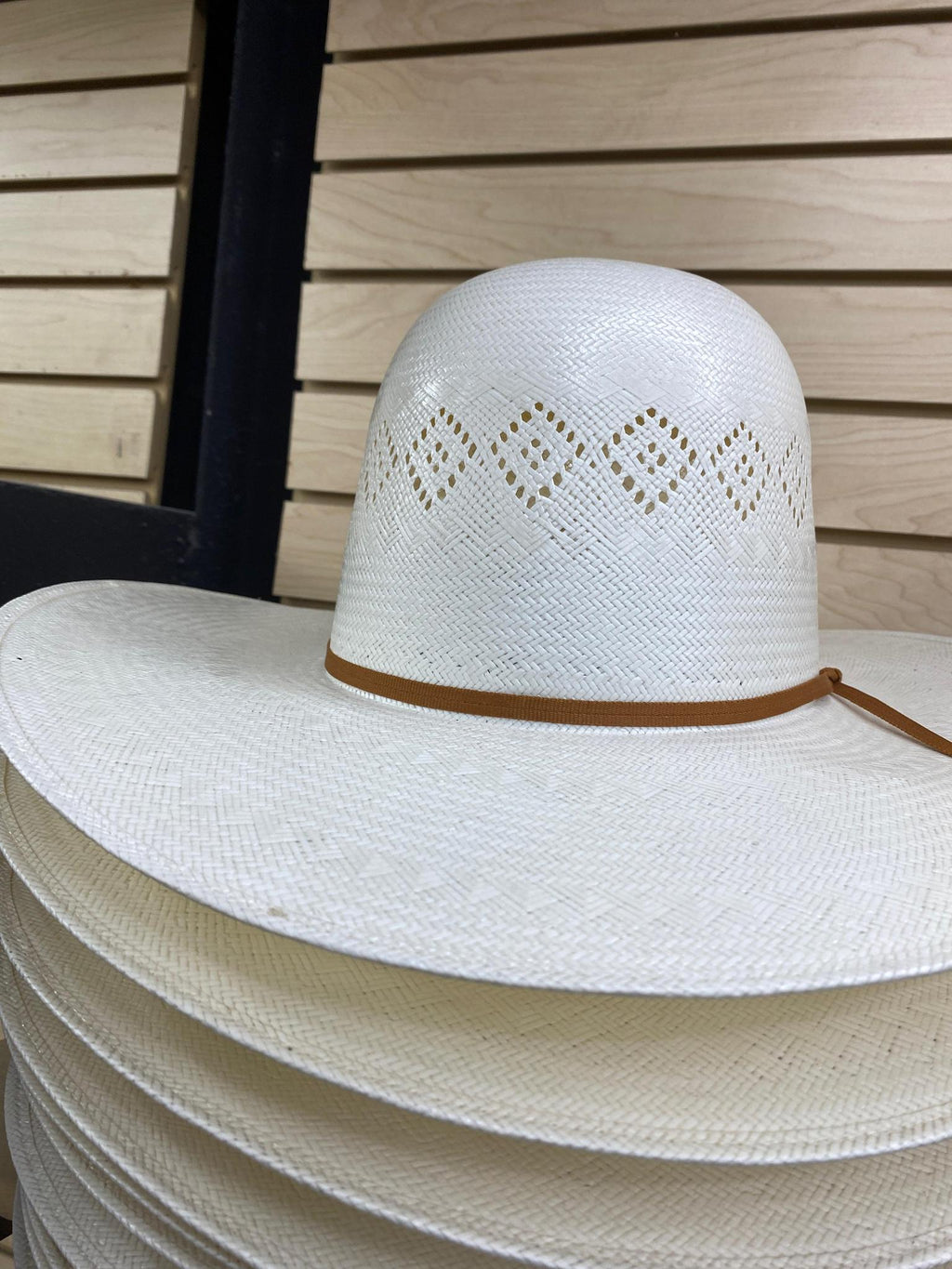 “ EL DIAMANTE “ | IRON SPUR ™️ COWBOY STRAW HAT 6 INCH CROWN 4 1/4 BRIM #4