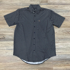 MEN’S CINCH ARENAFLEX NAVY PRINTED SHIRT |MTW1704146