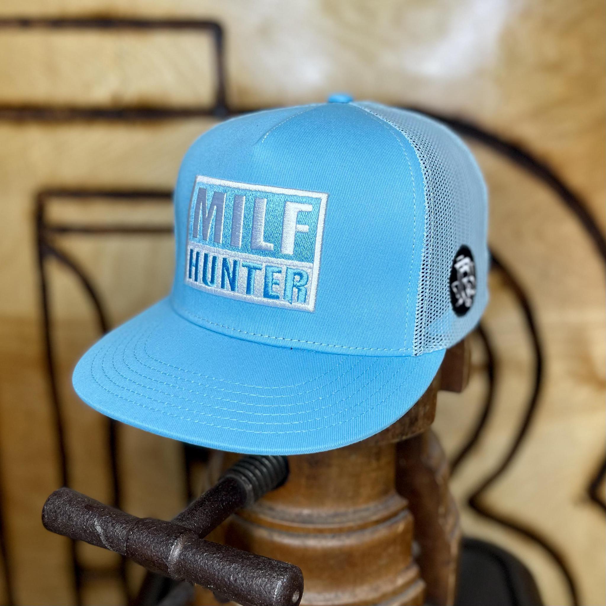 ‘’HUGO’’ |MILF HUNTER BABY BLUE TRUCKER CAP