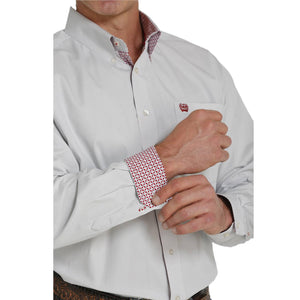 Cinch® Men's Light Blue Pinstripe Button Down Shirt | MTW1105464
