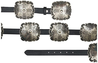 ANGEL RANCH WMS FLR EM BCKLS BLK BELT | DA3660