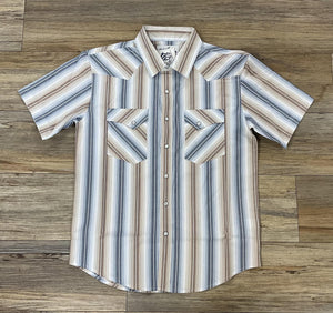 MEN’S PANHANDLE SLIM SHORT SLEEVE TAN SNAP SHIRT |PMN3S05751