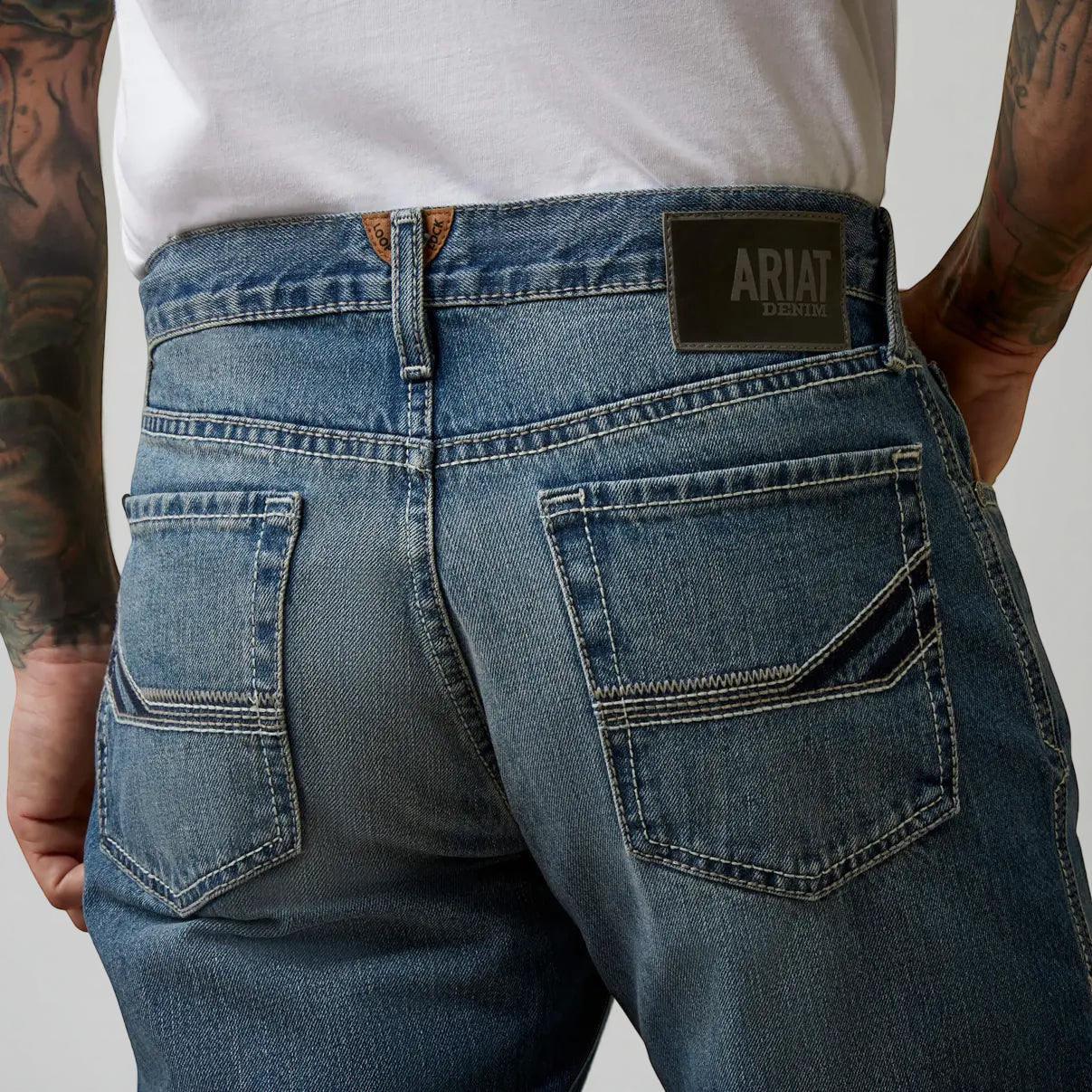 Mens ariat M4 solang straight jean poplar | 10044374 M4