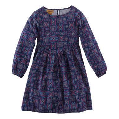Wrangler girl blue Aztec dress | 112335301