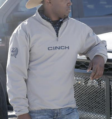 Cinch Men's Grey Windbreaker Jacket | MWJ1000009