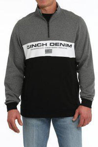 MEN'S CINCH DENIM 1/4 ZIP PULLOVER - MULTI |MWK1923001