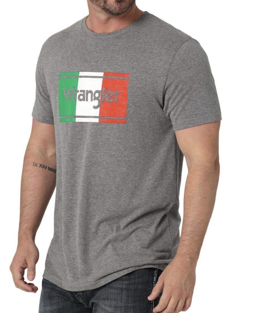 Wrangler Mens Mexico Flag T-Shirt - 112336210