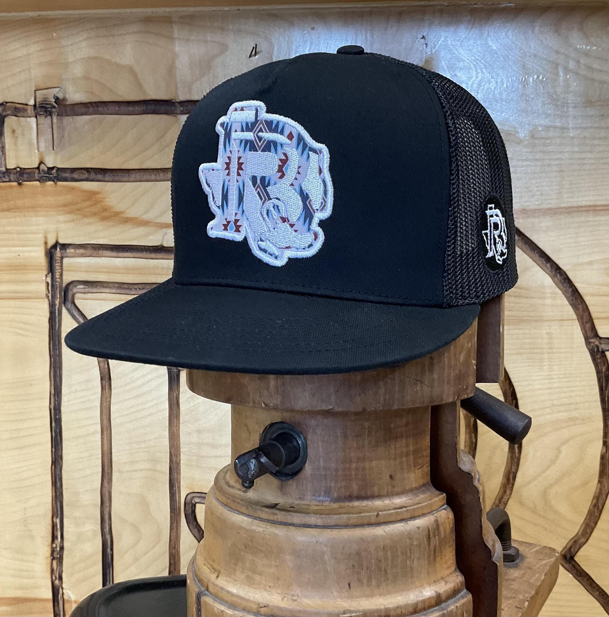 ‘’NESTOR’’ |BR’S LOGO BLACK AZTEC TRUCKER CAP