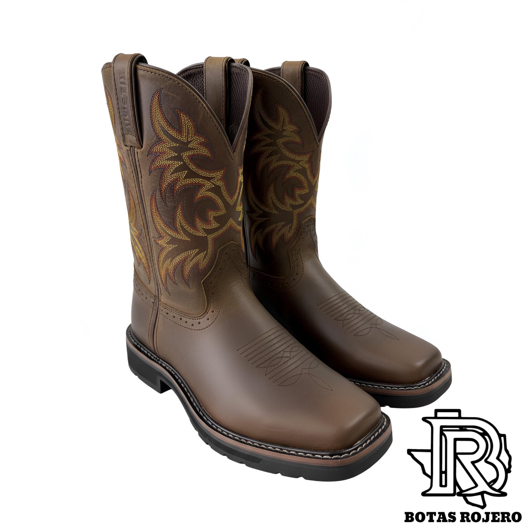 NO STEEL TOE JUSTIN MENS DRILLER 11" DARK BROWN  WORK BOOT | SE4681