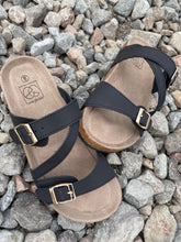 Load image into Gallery viewer, BOHO SANDALS BLACK