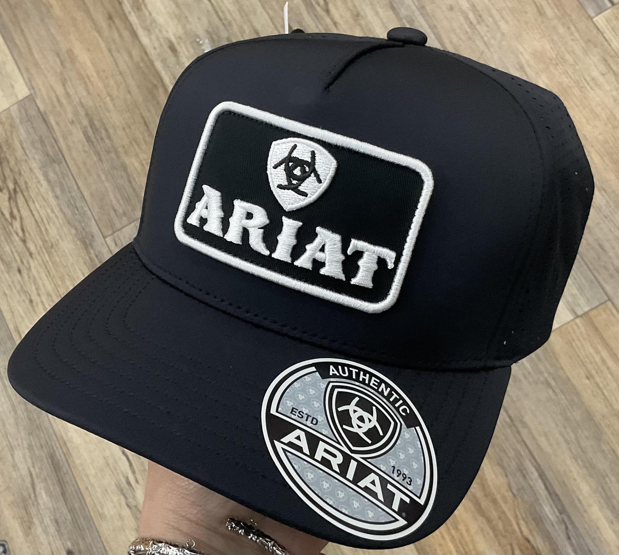 MENS ARIAT BLACK CAP |A300092601