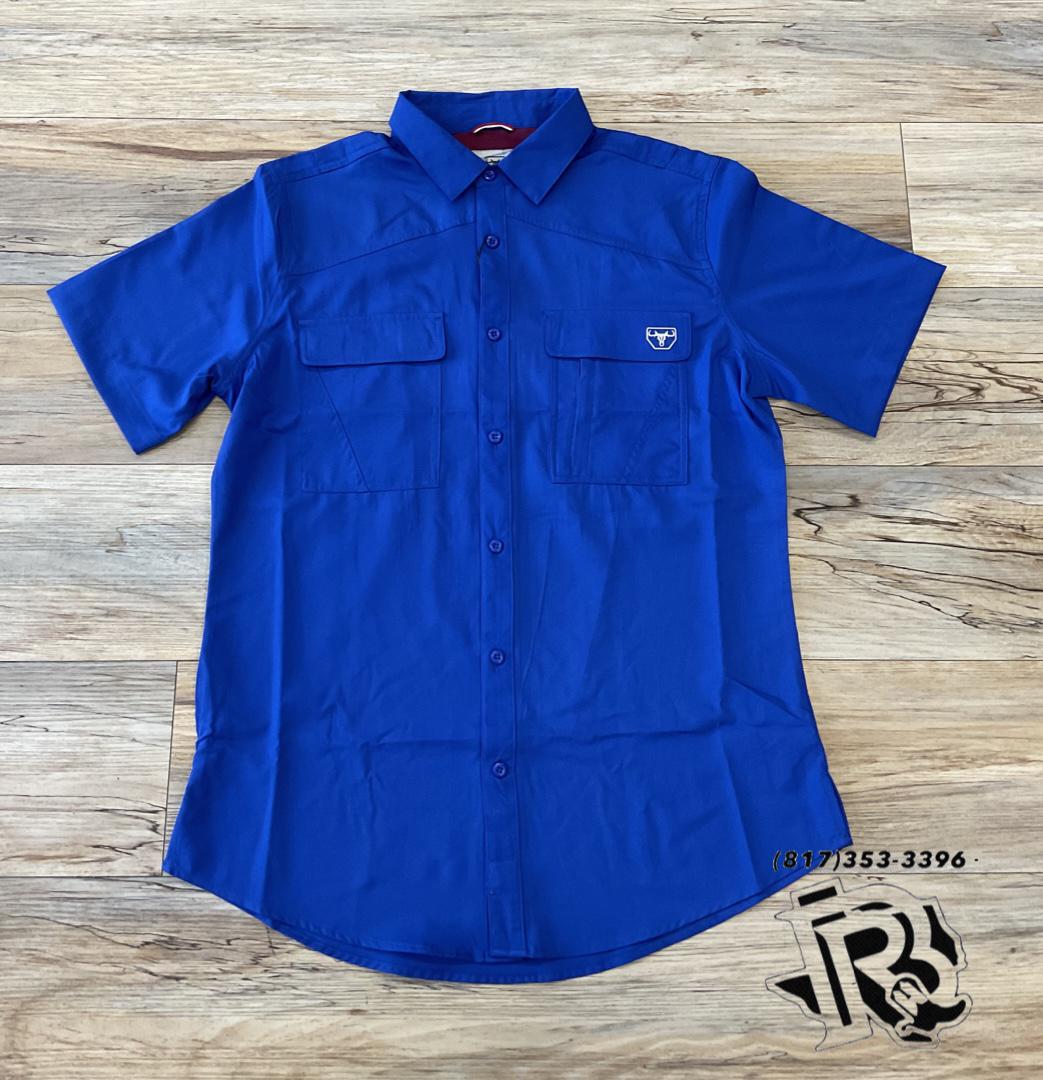 ‘’ALAN  ‘’ MENS PLATINE PERFORMANCE ROYAL SHIRT |PGS9165