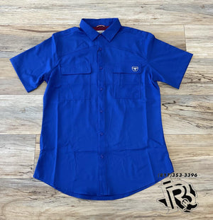 ‘’ALAN  ‘’ MENS PLATINE PERFORMANCE ROYAL SHIRT |PGS9165