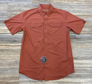 MEN’S ARIAT VENTTEK OUTBOUND SHORT SLEEVE BAKED CLAY SHIRT | 10055119