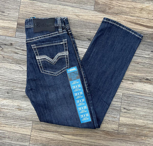 MEN’S ROCK & ROLL SLIM STRAIGHT BOOT  MEDIUM WASH JEANS | BM1RD06137
