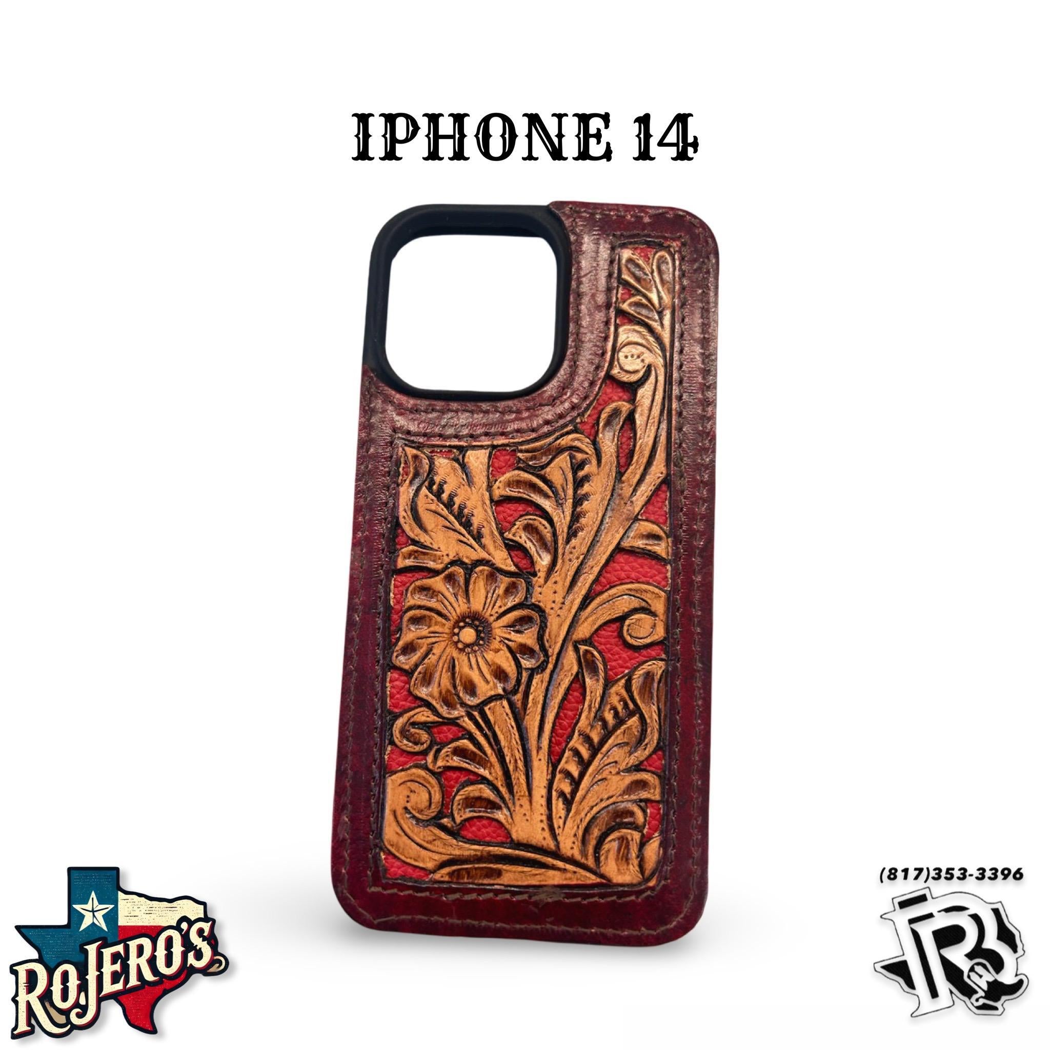 “ FLINT “ | IPHONE 14 TOOLED LEATHER PHONE CASE