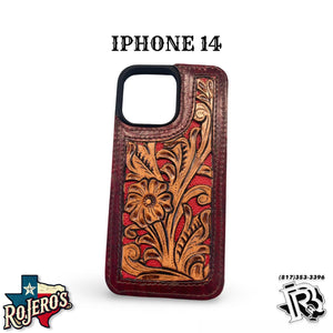 “ FLINT “ | IPHONE 14 TOOLED LEATHER PHONE CASE