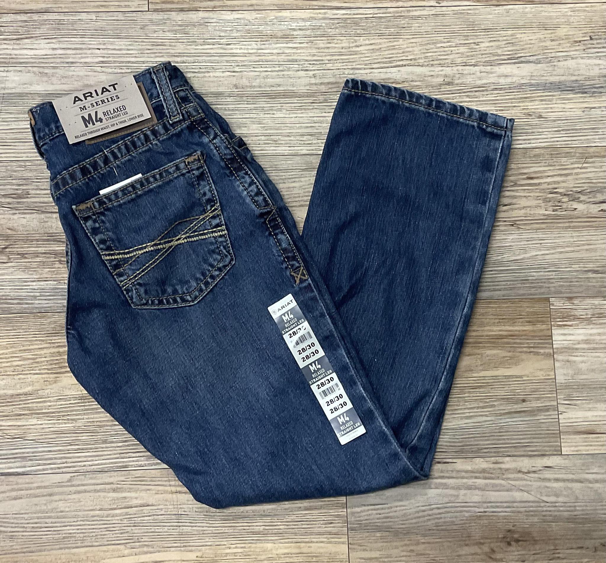 MEN’S ARIAT M4 RELAXED STRAIGHT LEG WASH; NEWTON  JEANS | 10058935