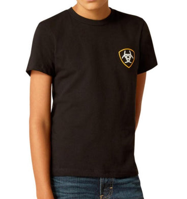 Boys' Ariat DMND Mountain T-Shirt black | 10051431